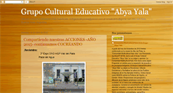 Desktop Screenshot of grupoabyayala.blogspot.com