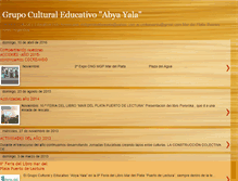 Tablet Screenshot of grupoabyayala.blogspot.com