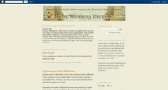 Desktop Screenshot of lightworkersunited.blogspot.com