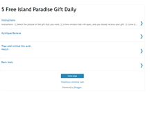 Tablet Screenshot of 5freegiftdaily.blogspot.com