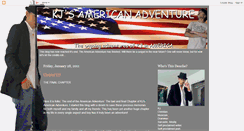 Desktop Screenshot of kjsamericanadventure.blogspot.com