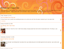 Tablet Screenshot of becauseisaidso-khb.blogspot.com