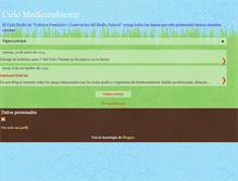 Tablet Screenshot of ciclomedioambiente.blogspot.com