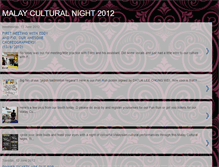 Tablet Screenshot of malayculturalnight2012.blogspot.com