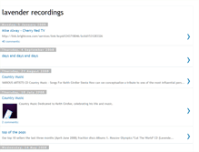 Tablet Screenshot of lavenderrecordings.blogspot.com