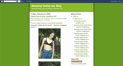 Desktop Screenshot of amazing-indian-sex.blogspot.com