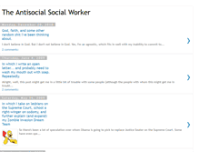 Tablet Screenshot of antisocialsocialworker.blogspot.com