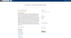 Desktop Screenshot of littletroublemaker99.blogspot.com