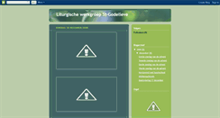 Desktop Screenshot of liturgische-werkgroep-st-godelieve.blogspot.com
