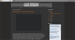 Desktop Screenshot of liarsdungeon.blogspot.com