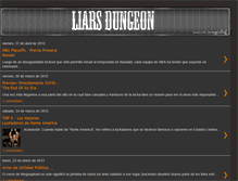 Tablet Screenshot of liarsdungeon.blogspot.com