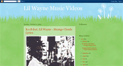 Desktop Screenshot of lil-wayne-music-videos.blogspot.com