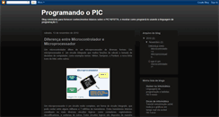 Desktop Screenshot of microcontrolador-pic.blogspot.com