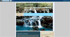 Desktop Screenshot of latierraenpeligro.blogspot.com
