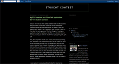Desktop Screenshot of bharath-studentcontest.blogspot.com