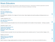 Tablet Screenshot of musicedfac.blogspot.com