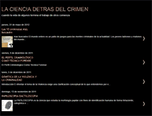 Tablet Screenshot of lacienciadetrasdelcrimen.blogspot.com