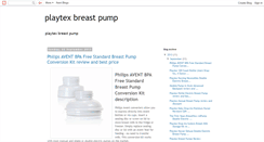 Desktop Screenshot of bestplaytexbreastpump-reviews.blogspot.com