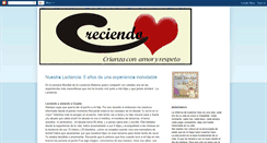 Desktop Screenshot of creciendoconamor-crianzaconapego.blogspot.com