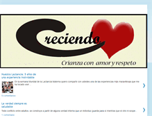 Tablet Screenshot of creciendoconamor-crianzaconapego.blogspot.com