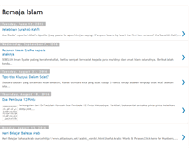 Tablet Screenshot of mindaislam.blogspot.com