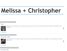 Tablet Screenshot of melissapluschristopher.blogspot.com