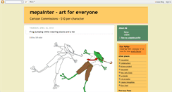 Desktop Screenshot of mepainter.blogspot.com