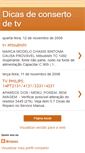 Mobile Screenshot of dicasdeconsertodetv.blogspot.com