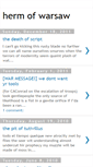 Mobile Screenshot of hermofwarsaw.blogspot.com