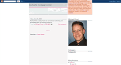 Desktop Screenshot of michaelsmortgagecorner.blogspot.com