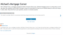 Tablet Screenshot of michaelsmortgagecorner.blogspot.com