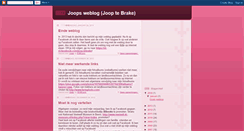 Desktop Screenshot of joopbrake.blogspot.com