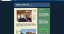 Desktop Screenshot of belbensbuildingblog.blogspot.com