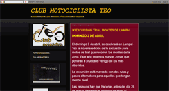Desktop Screenshot of clubmotociclistateo.blogspot.com