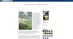 Desktop Screenshot of lessons-in-forgetting.blogspot.com