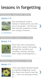 Mobile Screenshot of lessons-in-forgetting.blogspot.com