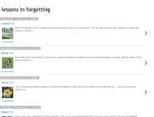 Tablet Screenshot of lessons-in-forgetting.blogspot.com