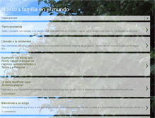 Tablet Screenshot of nuestrafamiliaenelmundo.blogspot.com