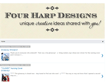 Tablet Screenshot of fourharpdesigns.blogspot.com