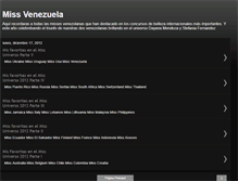 Tablet Screenshot of miss-venezuela.blogspot.com