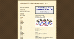 Desktop Screenshot of bingodirectoryindiana.blogspot.com