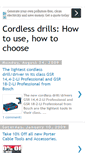 Mobile Screenshot of aboutcordlessdrills.blogspot.com