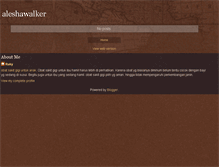 Tablet Screenshot of aleshawalker.blogspot.com