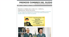 Desktop Screenshot of cumbresdelsuido.blogspot.com