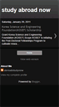 Mobile Screenshot of abroadstudynow2011.blogspot.com