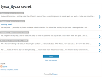 Tablet Screenshot of lyssa-secret.blogspot.com