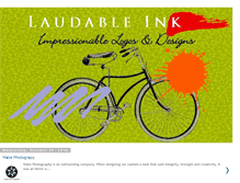 Tablet Screenshot of laudableink.blogspot.com