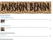 Tablet Screenshot of missionaubenin.blogspot.com