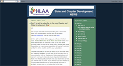 Desktop Screenshot of hlaachapternews.blogspot.com