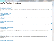 Tablet Screenshot of apexfoodserviceshow.blogspot.com